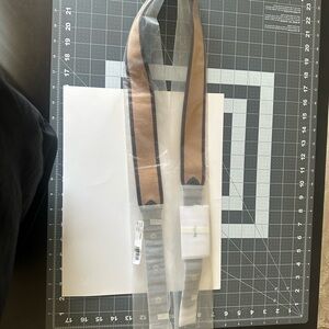 Tan and Brown Guitar Strap